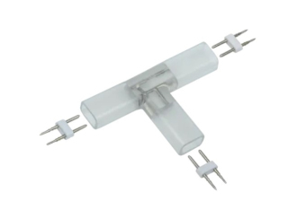Коннектор Т-образный для светодиод ленты 12мм (разъем-разъем-разъем) (компл.5шт) MONO IEK